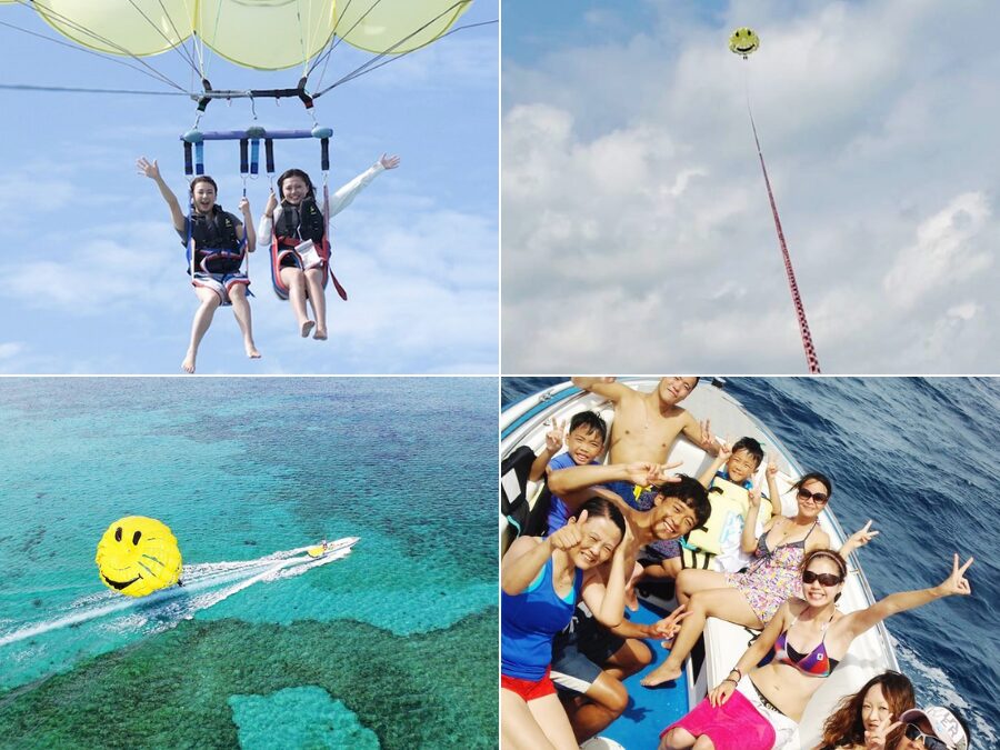 パラセーリング、沖縄