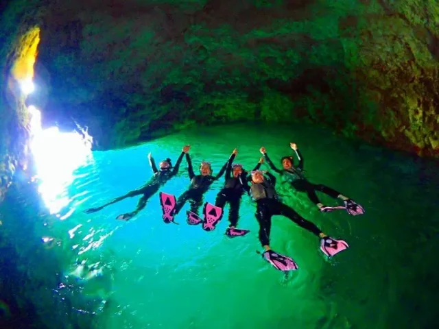 青の洞窟　シュノーケリング　セットツアー