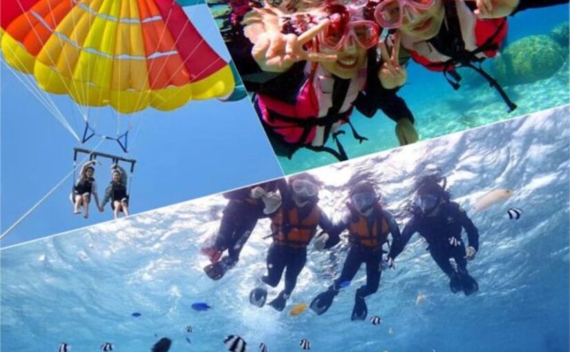 パラセーリング　シュノーケリング　セットプラン