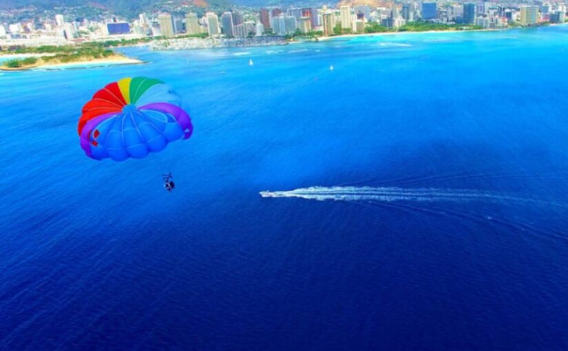 サウンドパラセーリング　沖縄パラセーリング